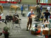 ME podkov��� � Filip �tudent kuje z p�soviny pantoflici. Pro zv�t�en� klikn�te